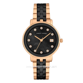 CHRIST VERRA AVELYN CV 511924L-58 BLK/MOP Black Rosegold Stainless Steel